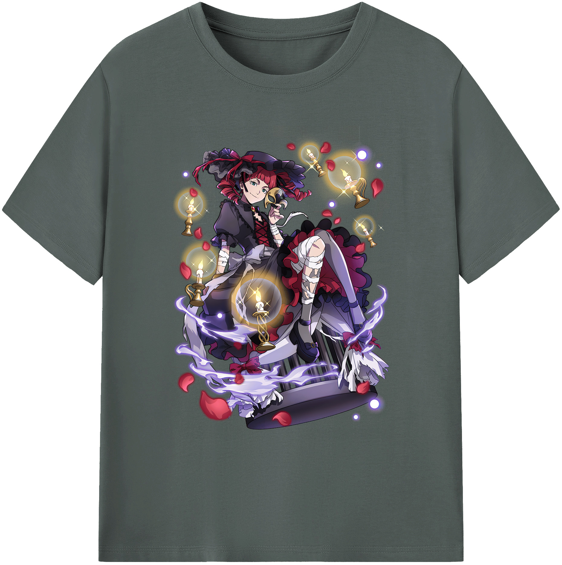 （画像用） 文豪ストレイドッグス Bungo Stray Dogs 綿100％ メンズ半袖Tシャツ｜肌触りやわらか＆通気性